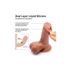 Shop 7 Inch Realistic Texture Silicone dildo Sex Toys In Tonk