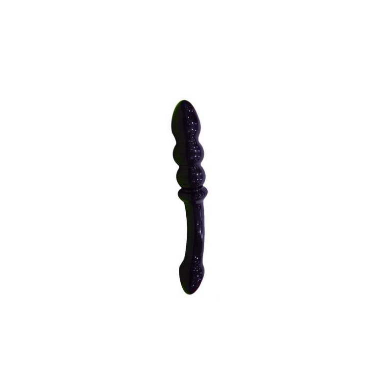 Buy Dual Side Pleasure Black Glass Dildo Sex Toys In Etah