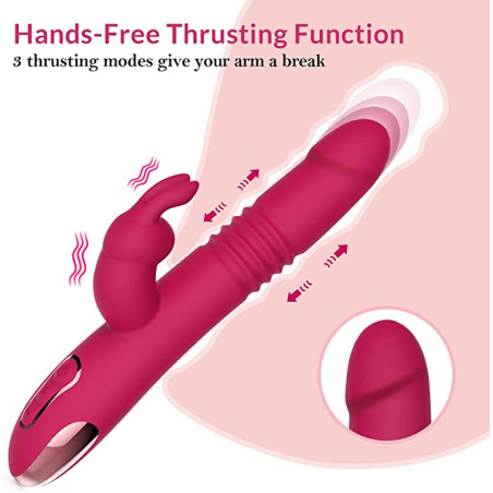 Buy Automatic Up Down Thrusting Rabbit Vibrator Sex Toy in Mumbai
