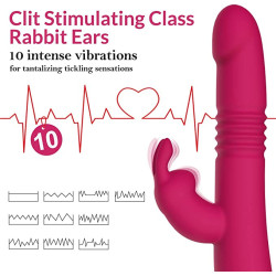 Buy Automatic Up Down Thrusting Rabbit Vibrator Sex Toy in Mumbai