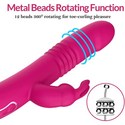 Buy Automatic Up Down Thrusting Rabbit Vibrator Sex Toy in Mumbai