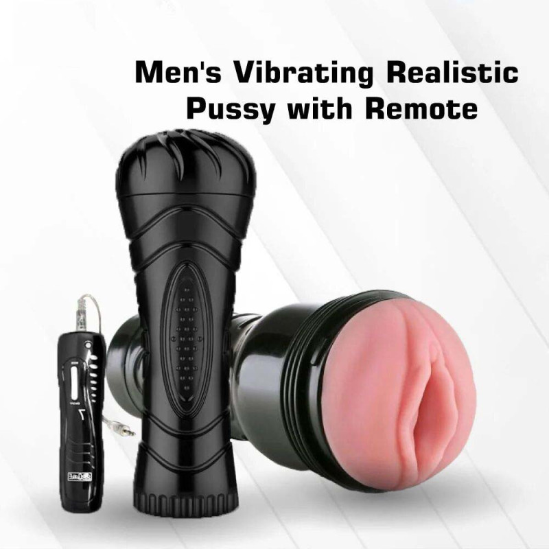 Fleshlight 7 Modes Vibrating Pink Lady Pussy Masturbator