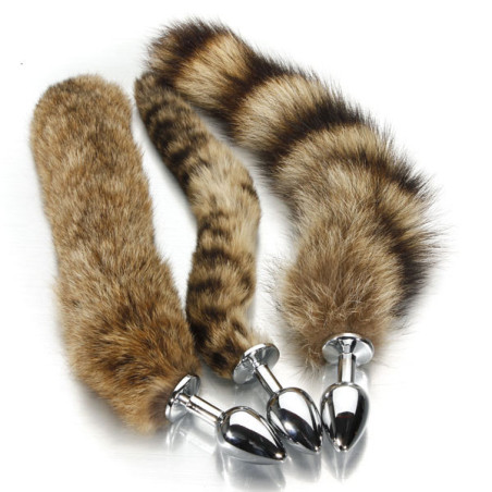 Buy Fox Tail Metal Anal Plugs Adult Toys In Bhuj