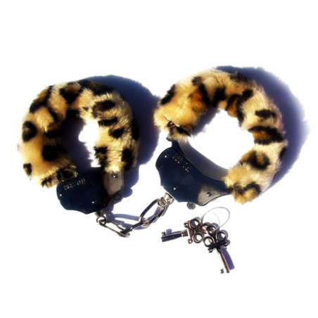 Leopard Style Hand Cuffs For Couple Sex Toys In Anantapur