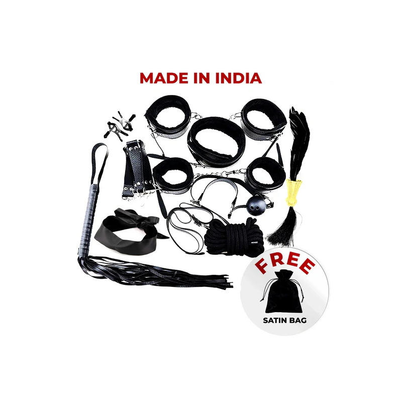 Leather BDSM SEX KIT In Vizianagaram | Complete Bondage Accessories Set