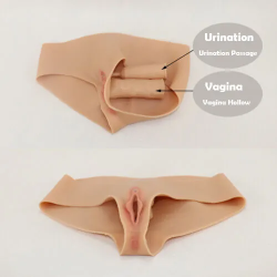 Wearable CrossdresserUnderwear Silicone Fake Vagina Panty Sex Toys In Maharastara