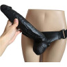 10 Inch Black Solid Strap On Strong Dildo Sex Toys In Tamil Nadu