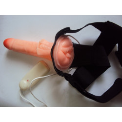 Strapon Dildo Vibrating With Attached Vagina