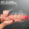 Dual Layer Silicone Realistic Dildo With Suction Cup
